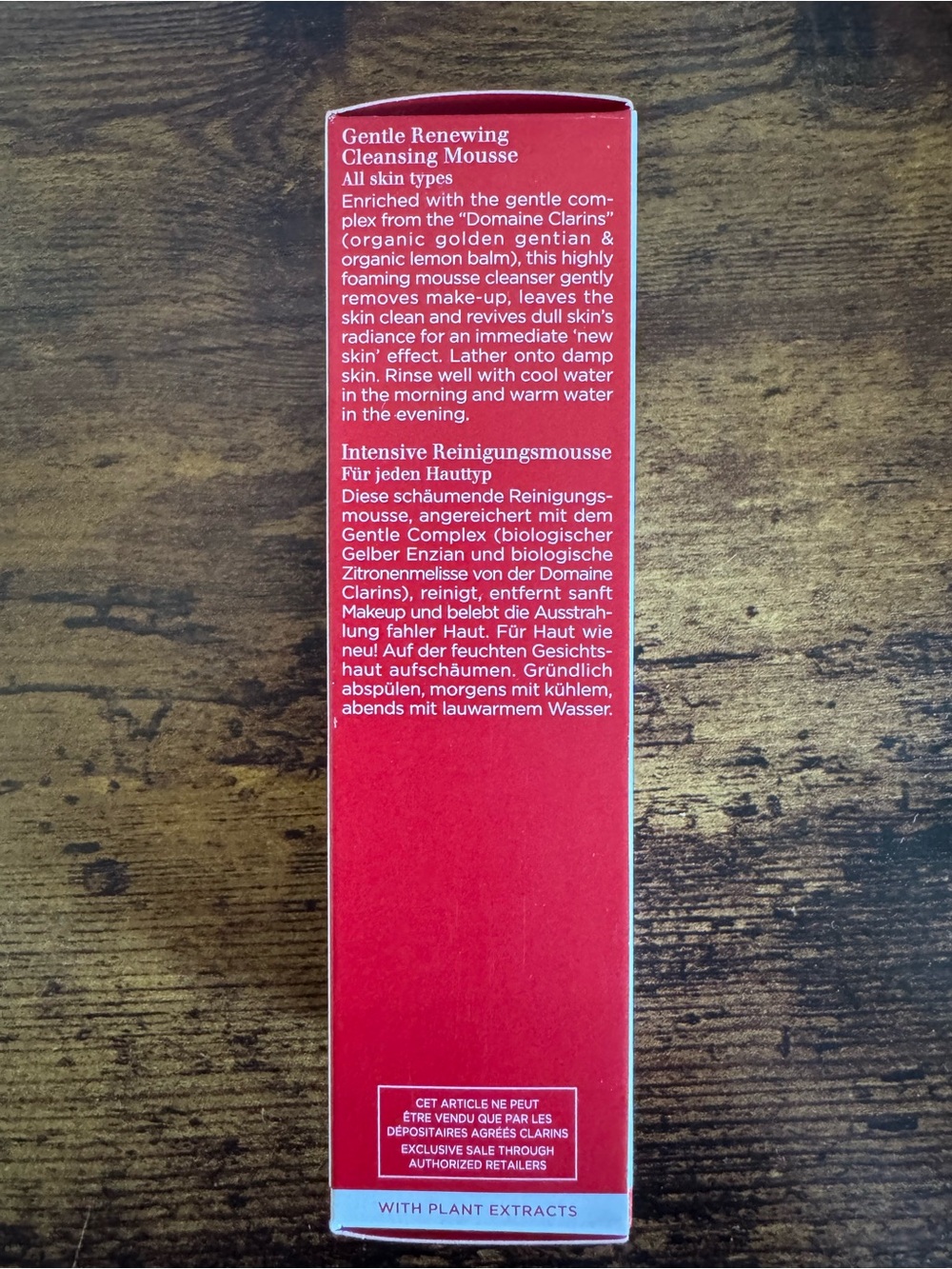 Clarins Gentle Renewing Cleansing Mousse Cleanser Face Gentle Cleanser NIB - Picture 6 of 8